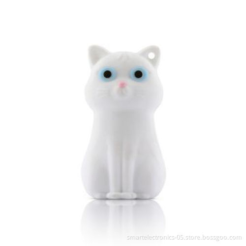 Cat cartoon USB flash drives, free customer/package/printing/3-year warranty/64mb-128G/grade A.moq